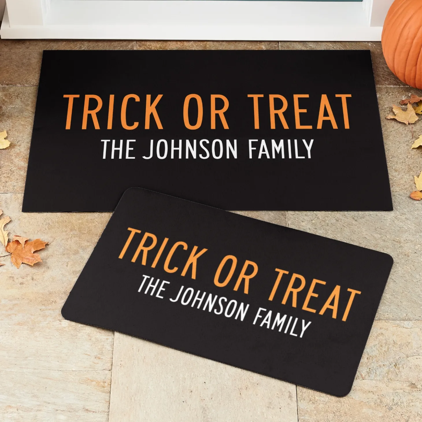 Classic Trick or Treat Doormat