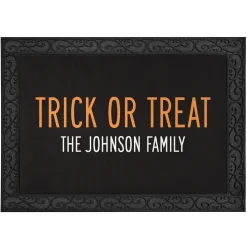 Classic Trick or Treat Doormat