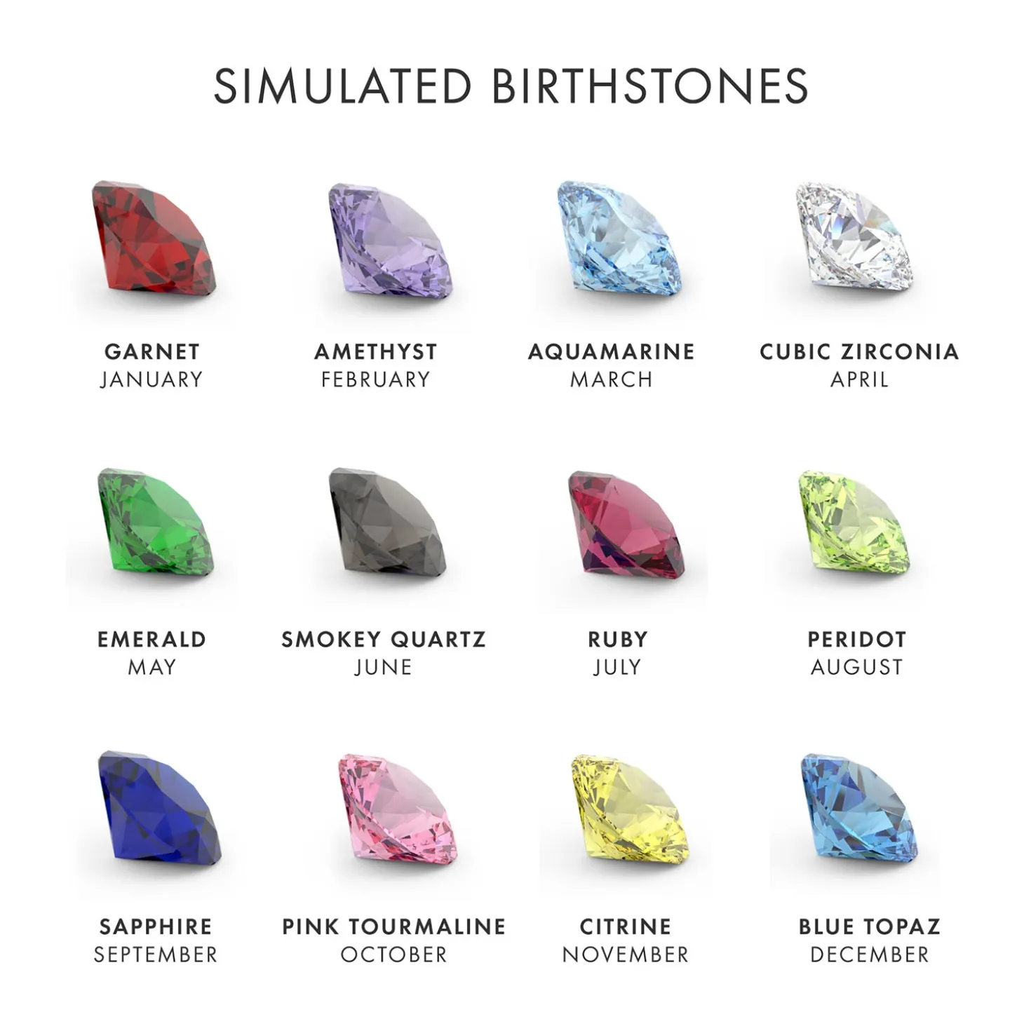 Close To Heart Birthstone Necklace