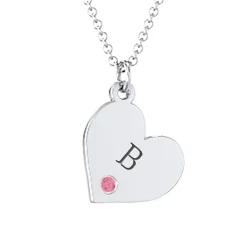 Close To Heart Birthstone Necklace