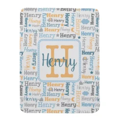 Collage Name Blanket