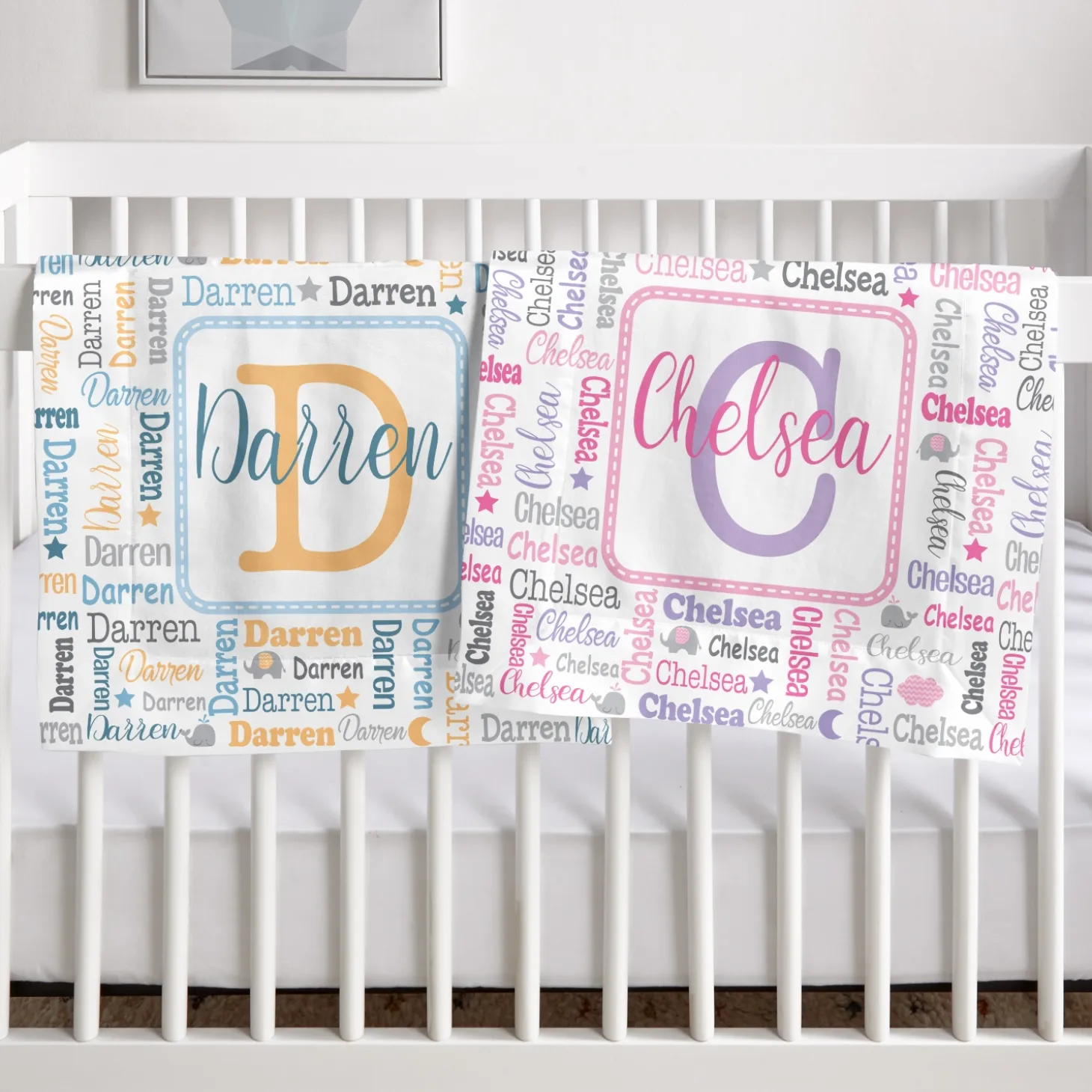 Collage Name Security Blanket