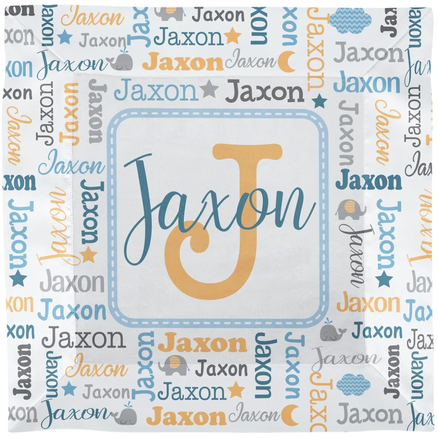 Collage Name Security Blanket