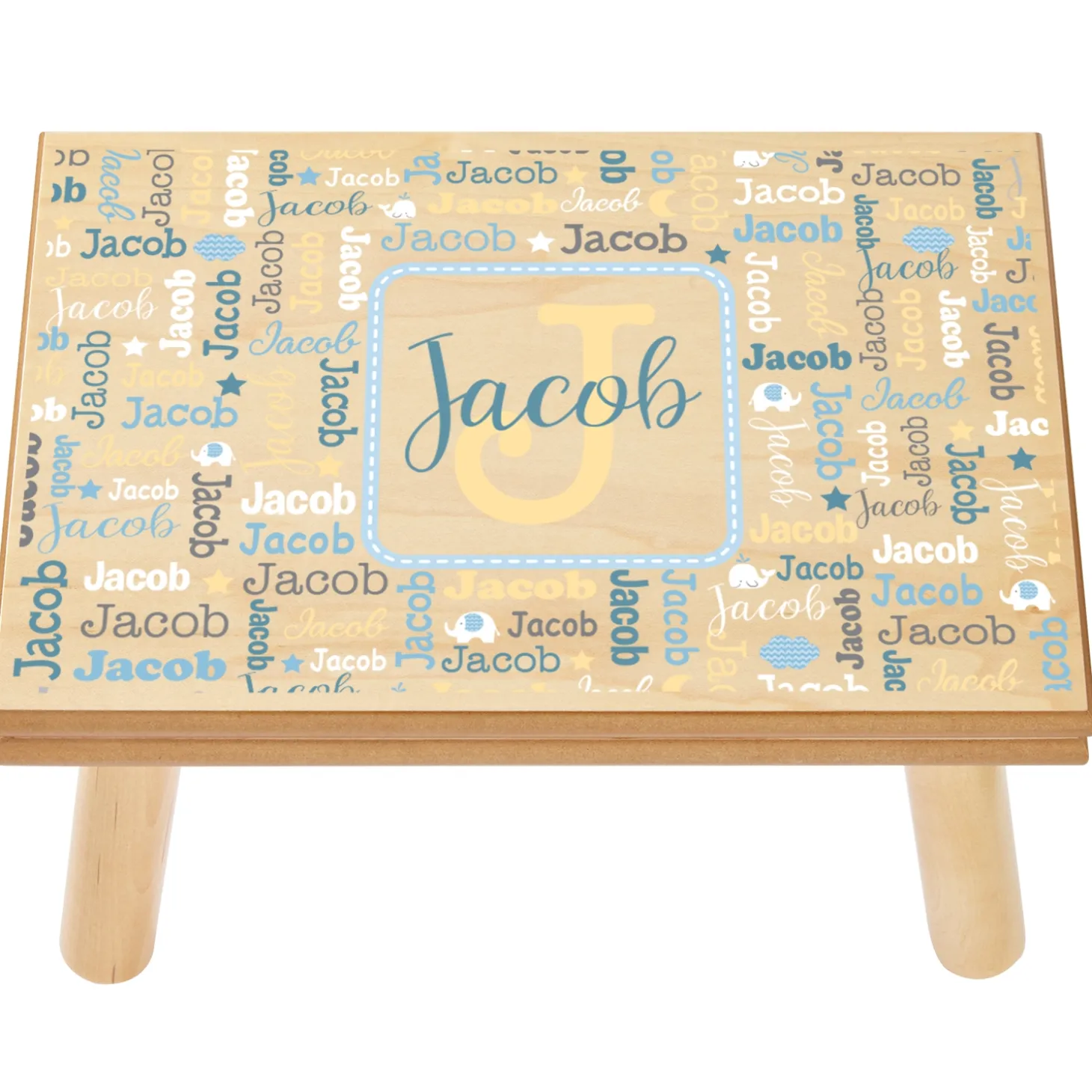 Collage Name Step Stool