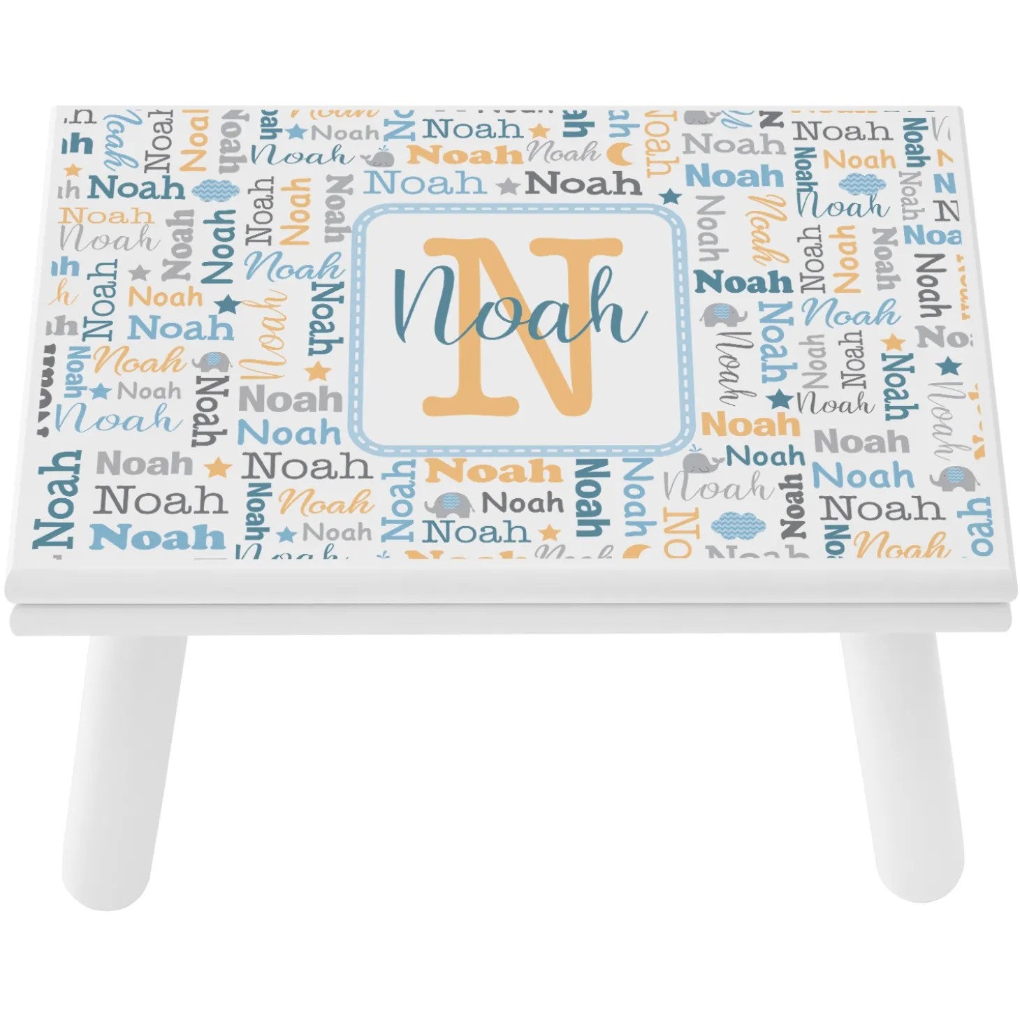 Collage Name Step Stool