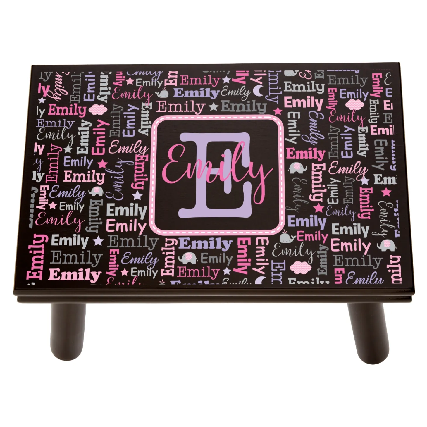 Collage Name Step Stool