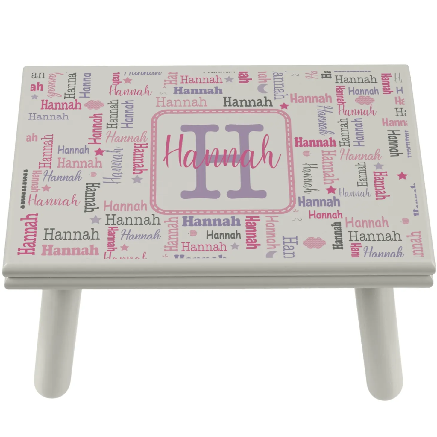 Collage Name Step Stool