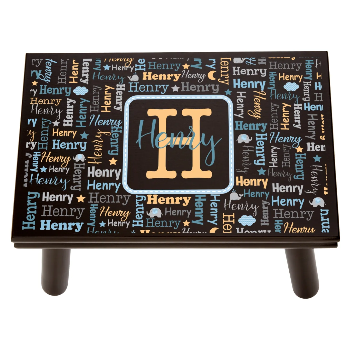 Collage Name Step Stool