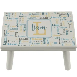 Collage Name Step Stool