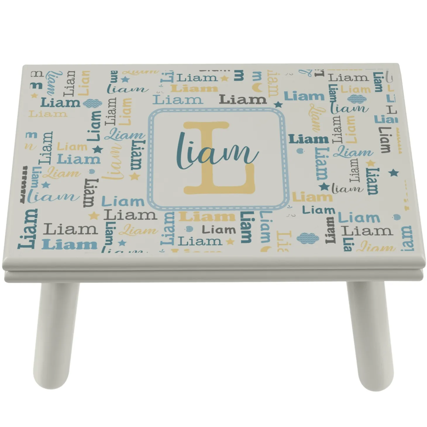 Collage Name Step Stool