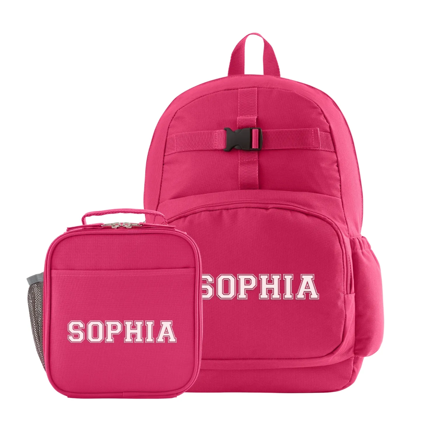 Collegiate Style Name Backpack Collection
