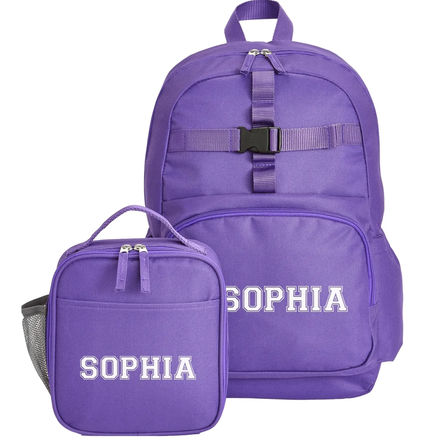 Collegiate Style Name Backpack Collection