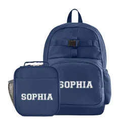 Collegiate Style Name Backpack Collection