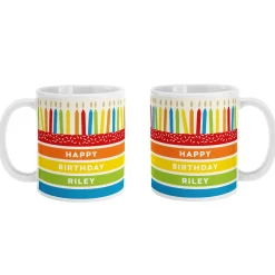 Colorful Birthday Candles Mug