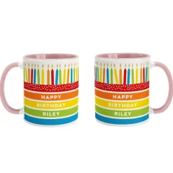 Colorful Birthday Candles Mug