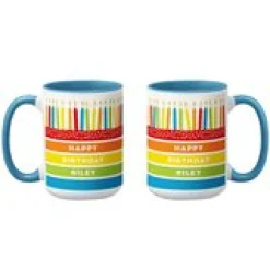 Colorful Birthday Candles Mug