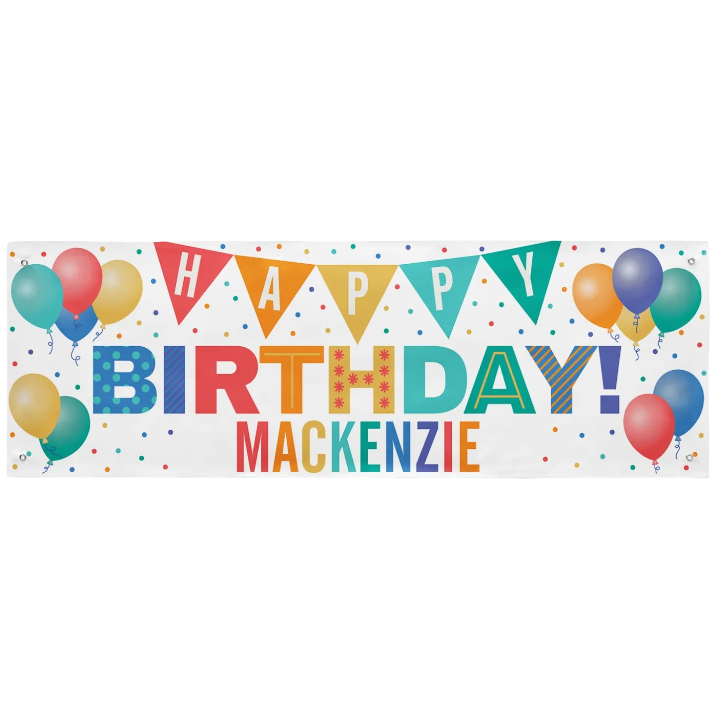 Colorful Celebration Birthday Banner