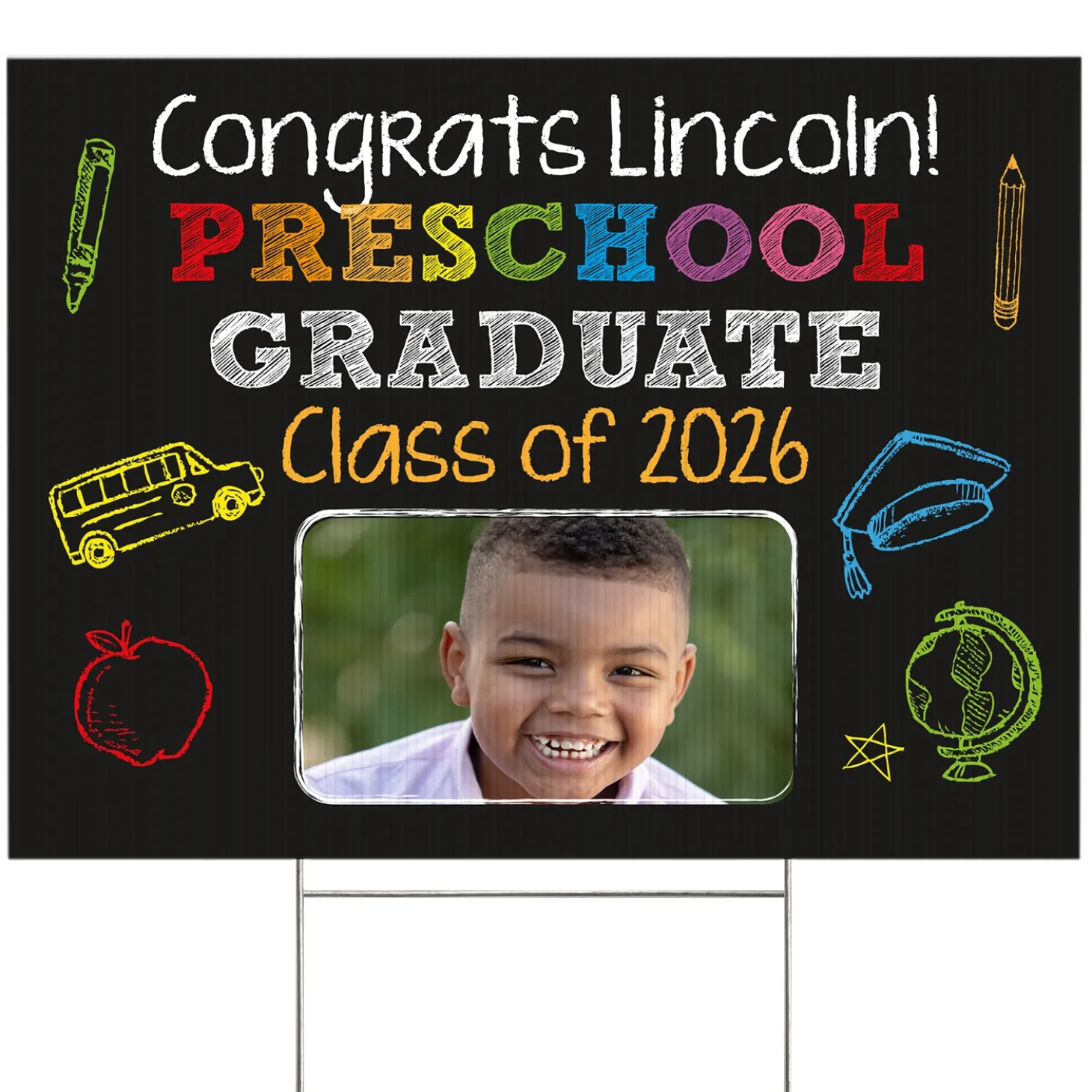 Colorful Celebrations Graduation Yard Sign