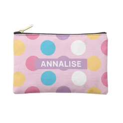 Colorful Dots Zipper Pouch