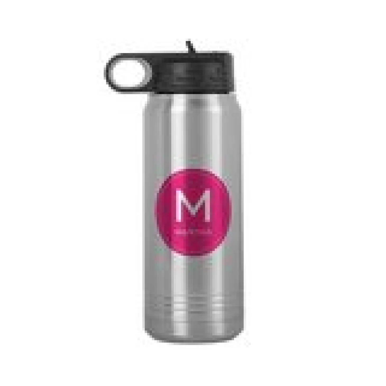 Colorful Initial & Name Water Bottle