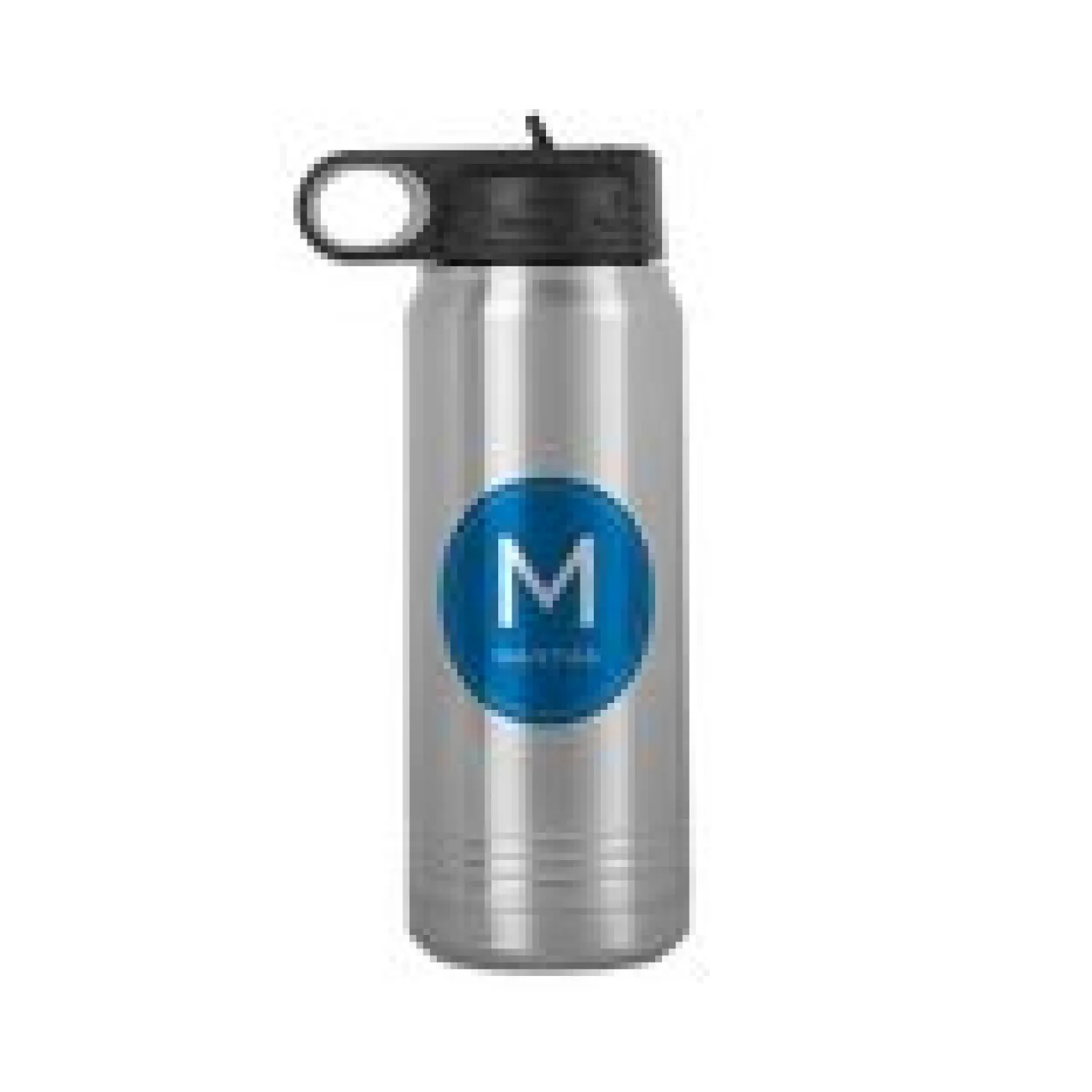 Colorful Initial & Name Water Bottle