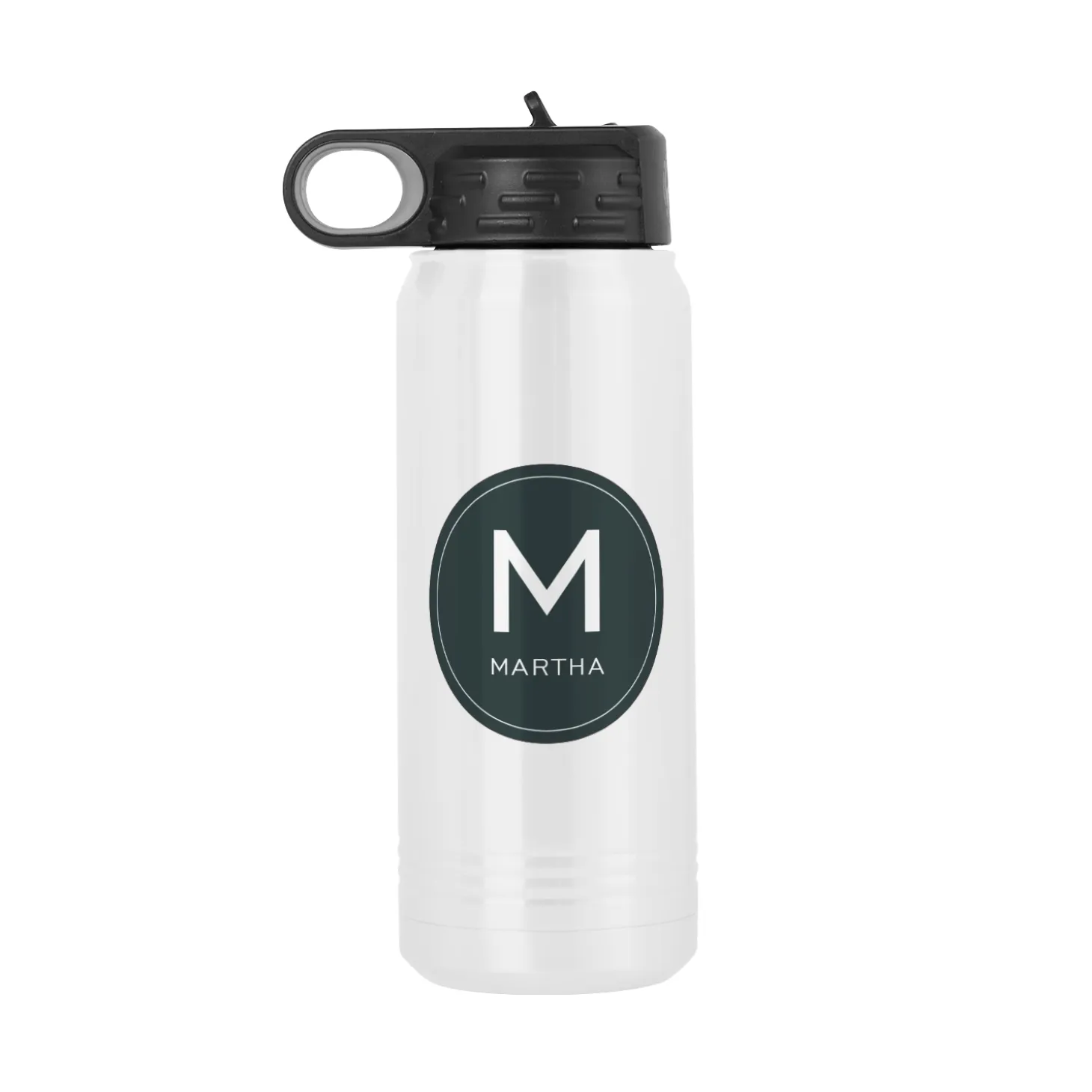 Colorful Initial & Name Water Bottle