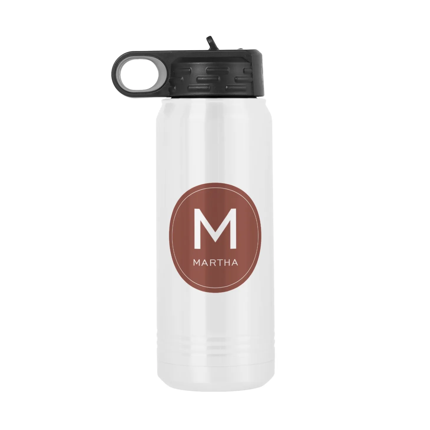 Colorful Initial & Name Water Bottle