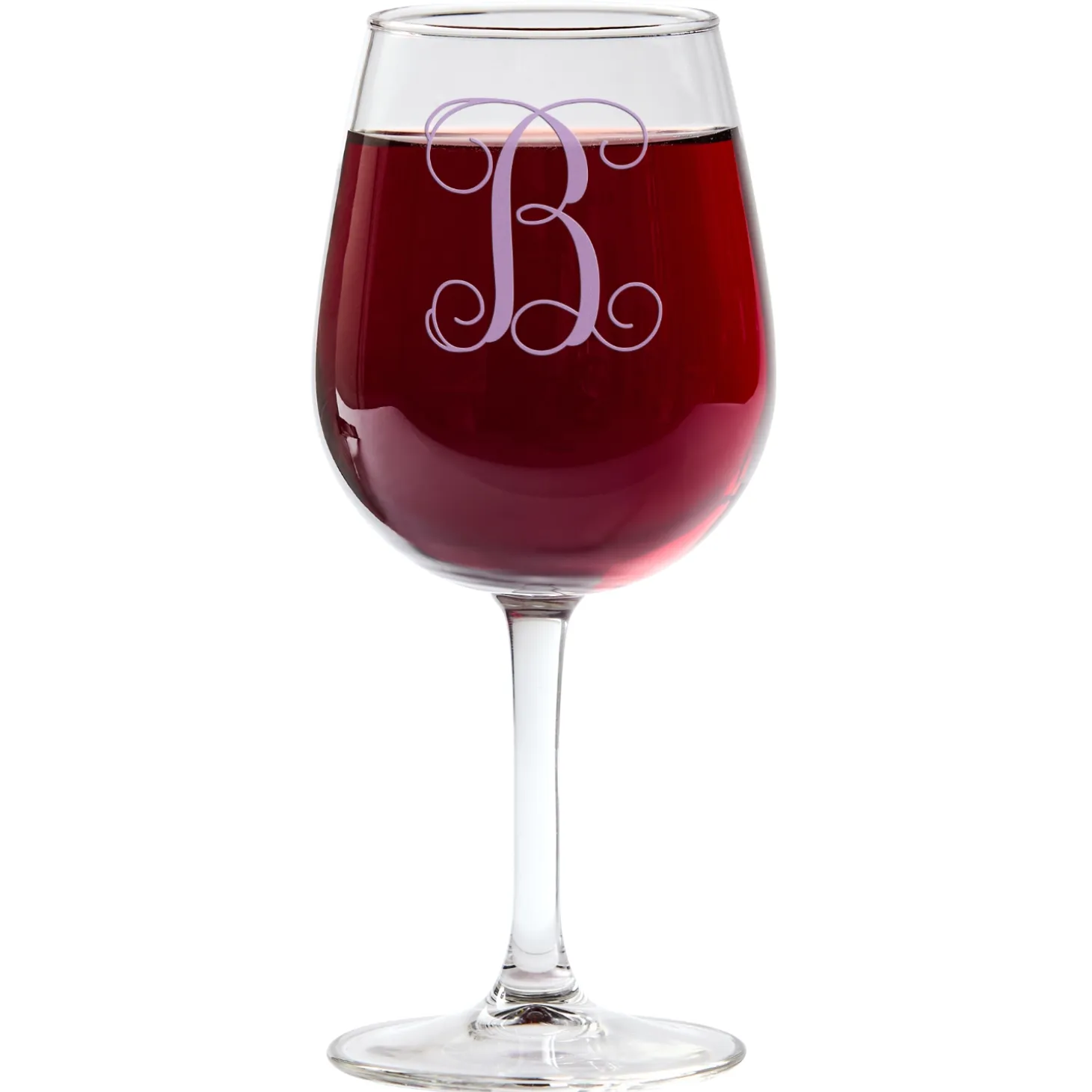 Colorful Name & Initial Wine Glasses