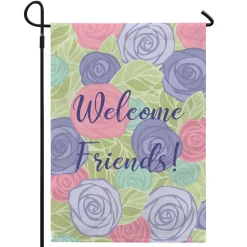 Colorful Roses Garden Flag