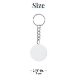 Colorful Stripes Name Acrylic Keychain