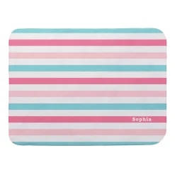 Colorful Stripes Sherpa Baby Blanket