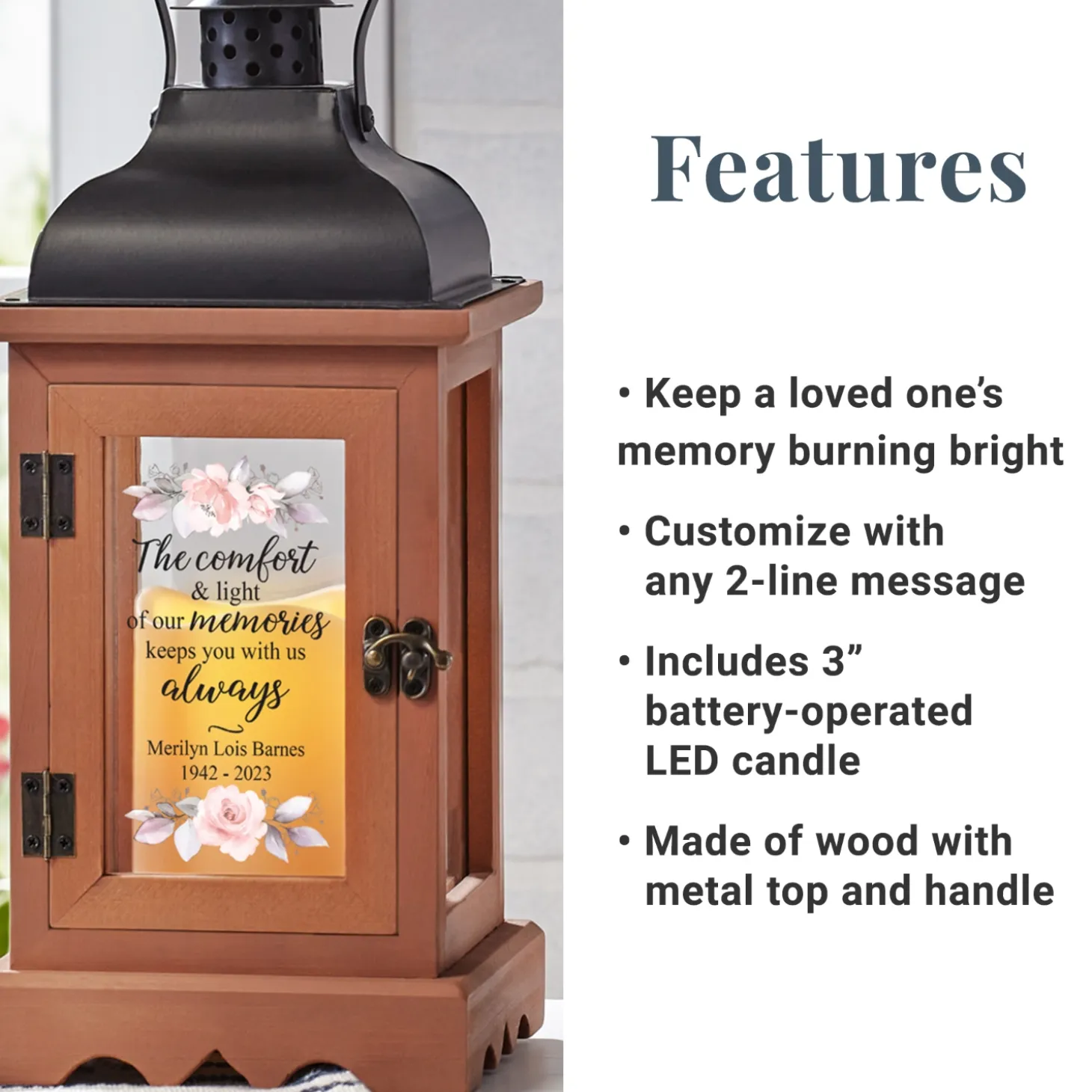 Comfort & Light Memorial Lantern