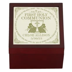 Communion Memories Tile Keepsake Box