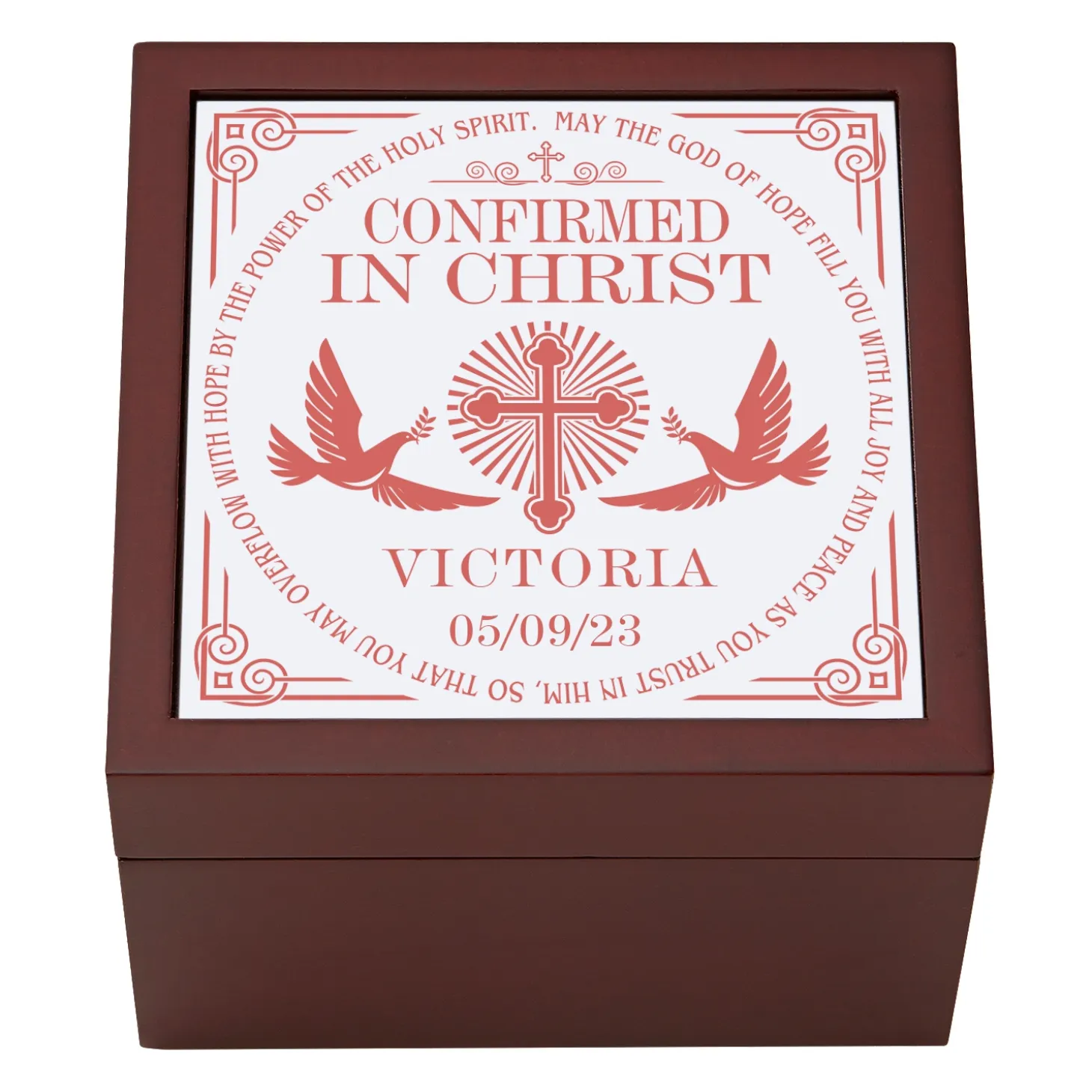 Confirmation Memories Tile Keepsake Box