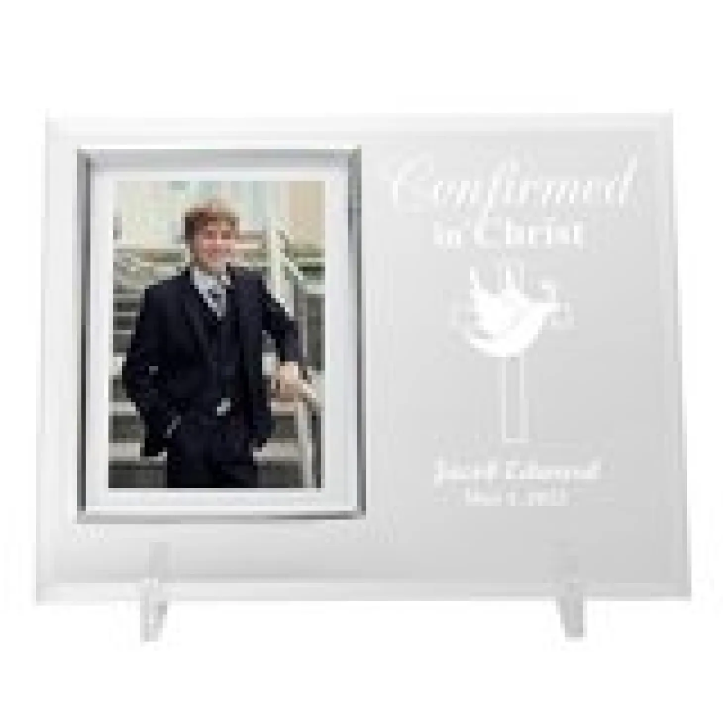 Confirmed in Christ Glass Frame