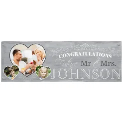 Congratulations Engagement Photo Banner