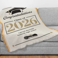 Congratulations Graduation Throw