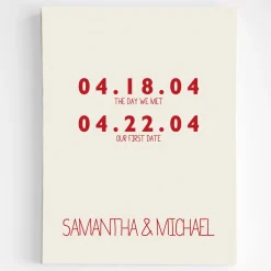 Couple's Key Dates Wall Art