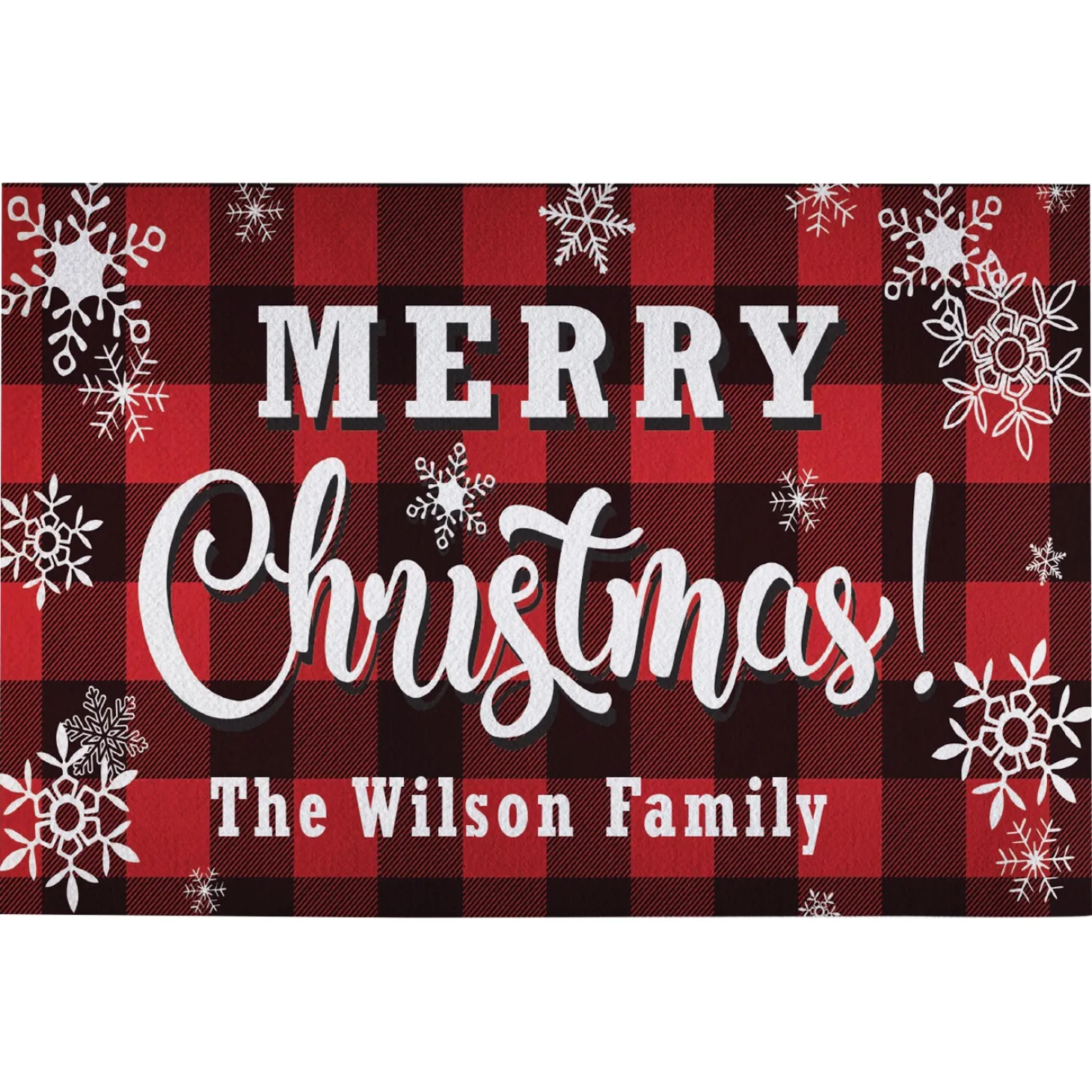 Cozy Christmas Doormat