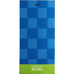 Crayola™ Checkerboard Personalized Beach Towels
