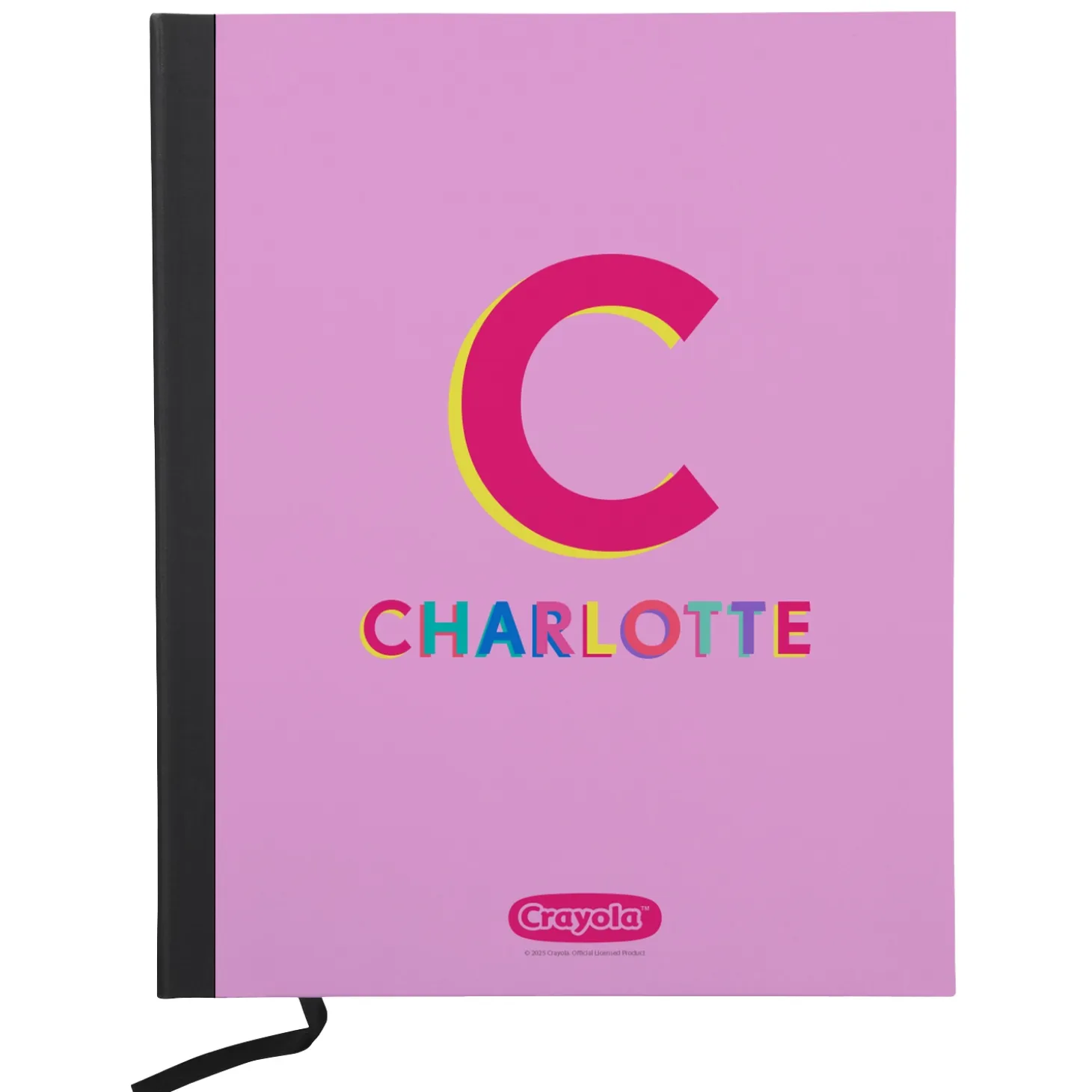Crayola™ Colorful Initial and Name Notebook