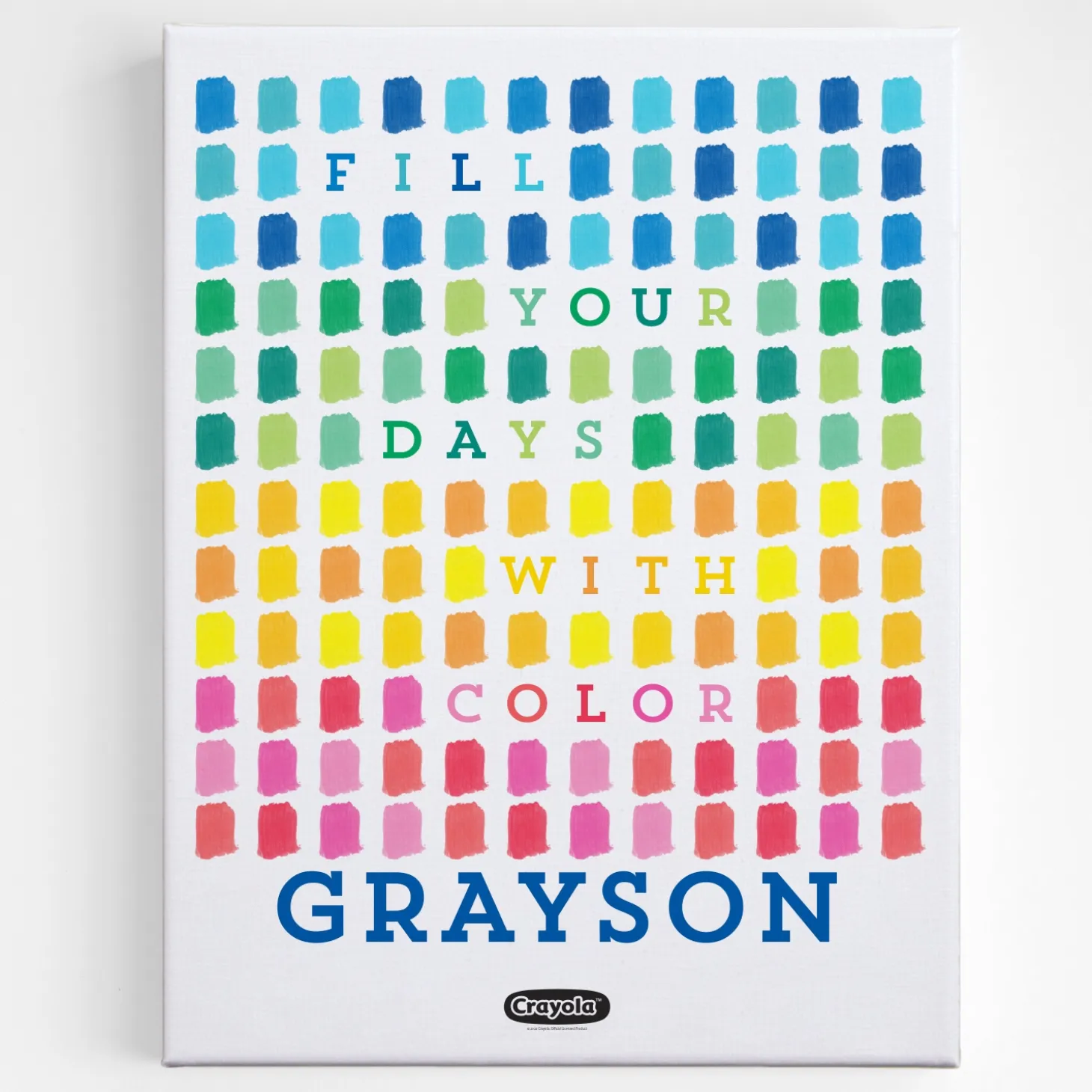 Crayola™ Fill Your Days With Color Wall Art