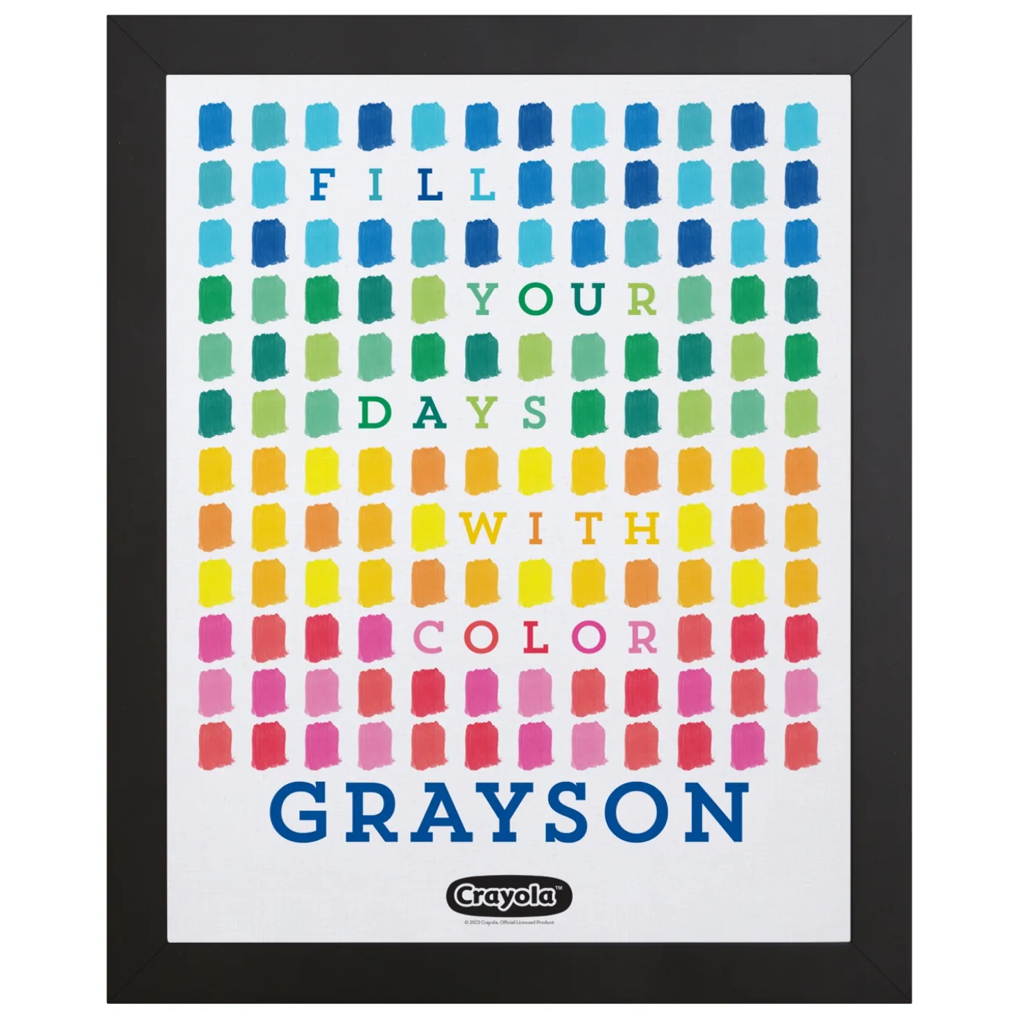 Crayola™ Fill Your Days With Color Wall Art