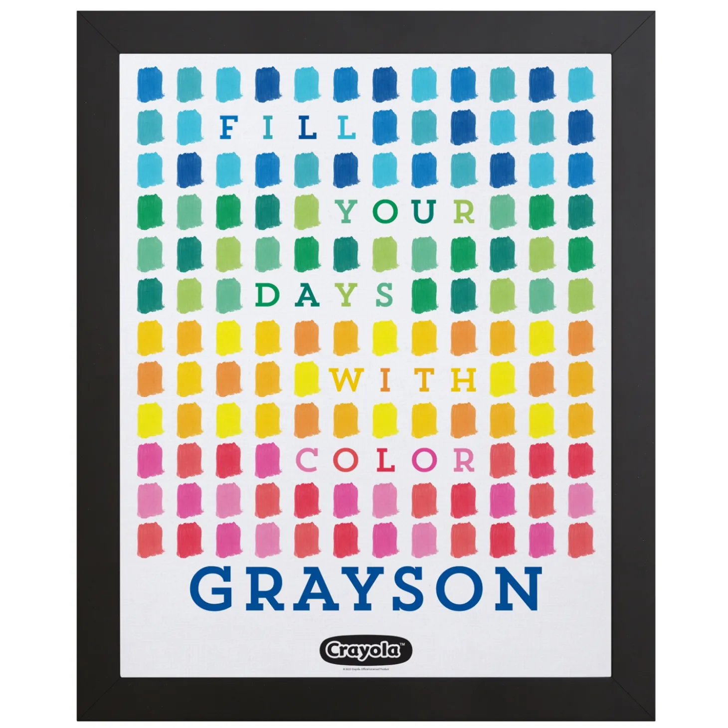 Crayola™ Fill Your Days With Color Wall Art