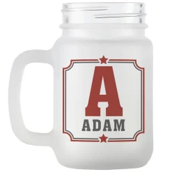 Create Your Own Frosted Mason Jar