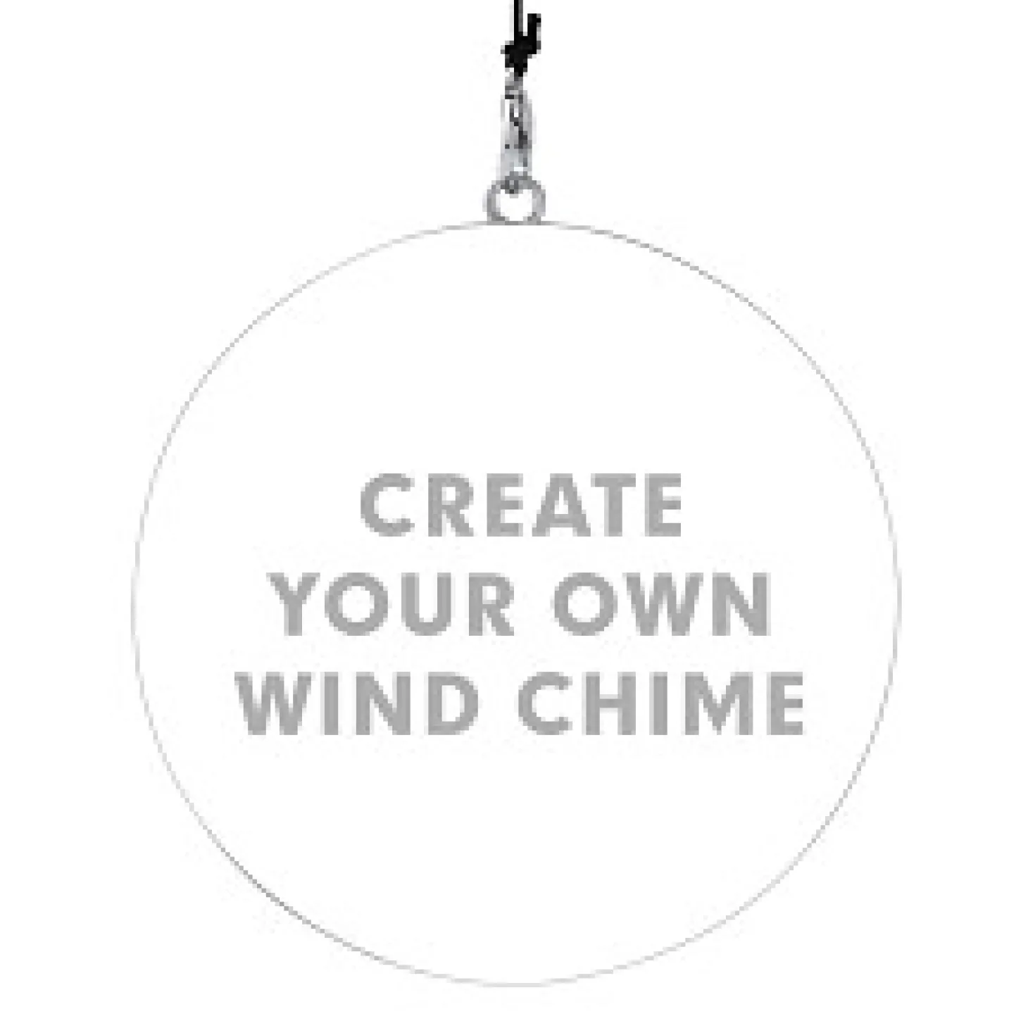 Create Your Own Round Wind Chime 30"