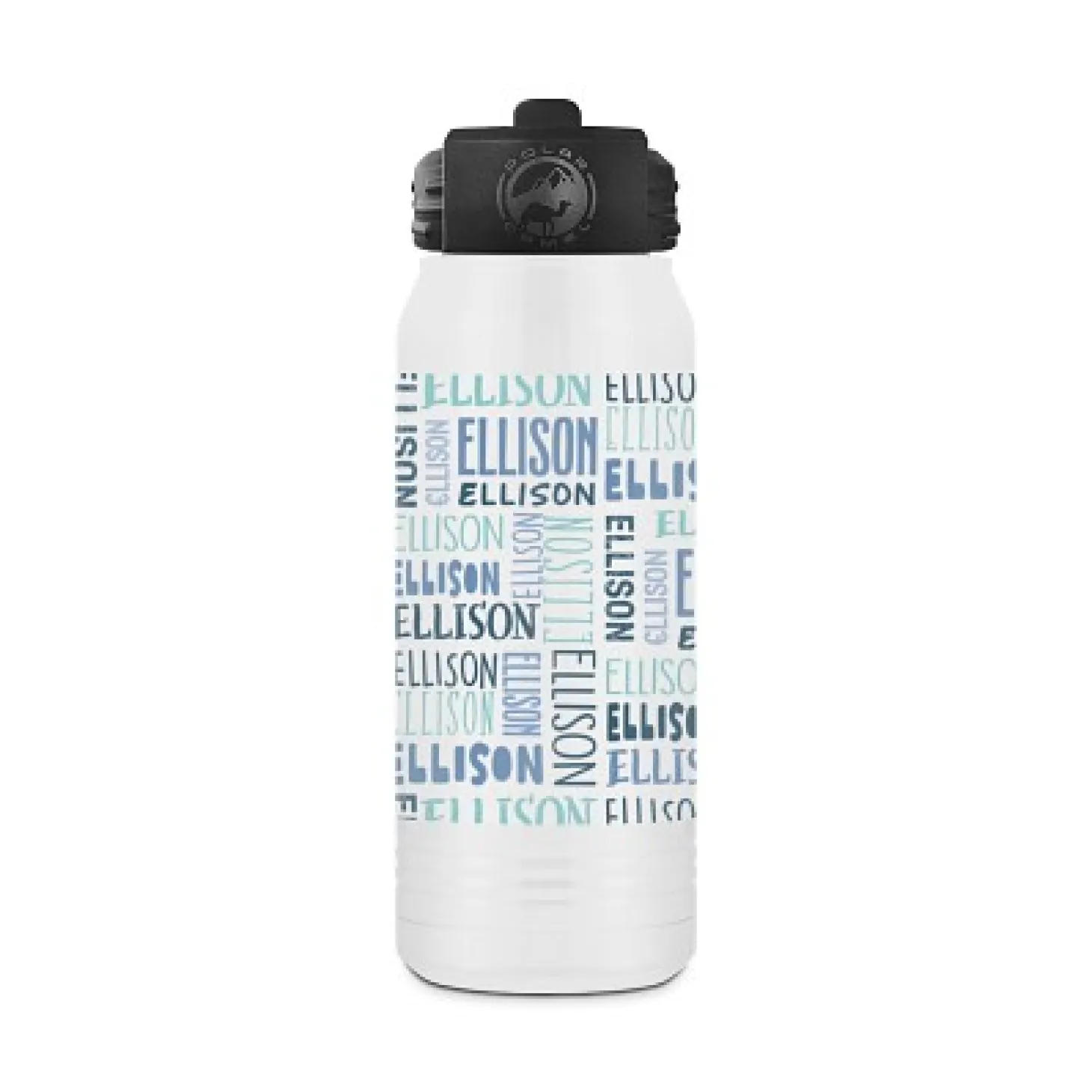 Criss-Cross Fun Stainless Steel Water Bottle