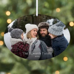 Custom Photo Wood Ornament