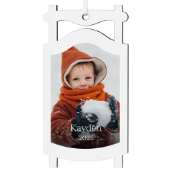 Custom Photo Wood Ornament