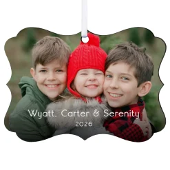 Custom Photo Wood Ornament